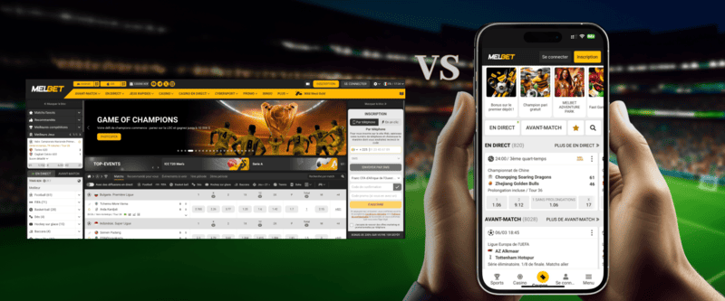 Image: paris sportifs sur Melbet app